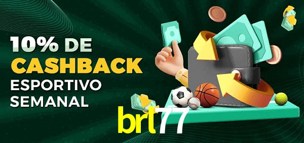 10% de bônus de cashback na brl77